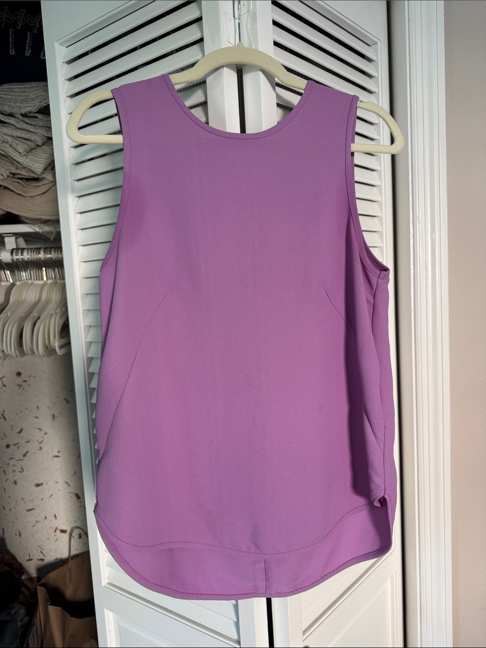 H&M Lavender Sleeveless Shell Top